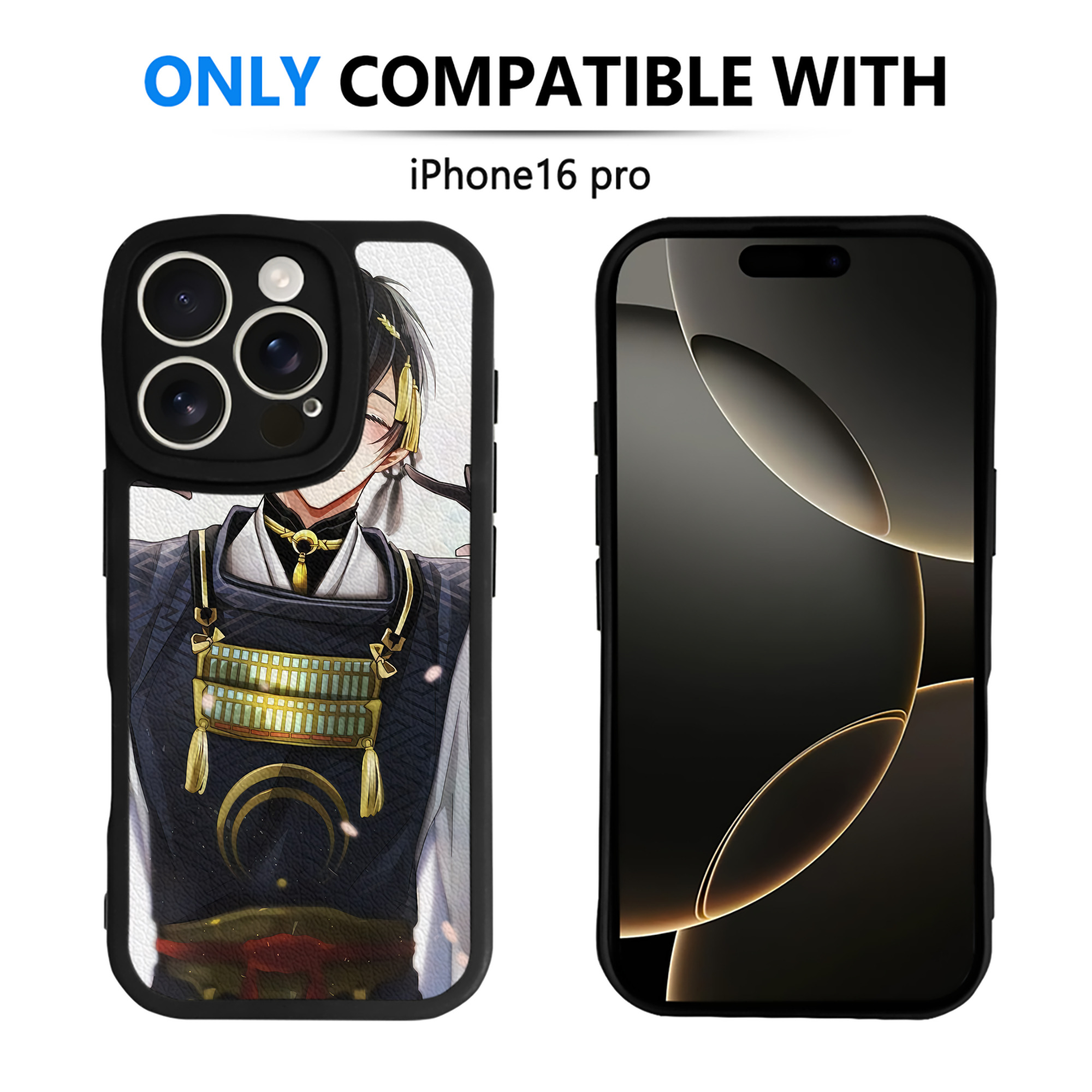 （画像用） 刀剣乱舞 Touken Ranbu 【iPhone 16シリーズ対応】シリコンスマホケース（レザー調） 材質：シリコン